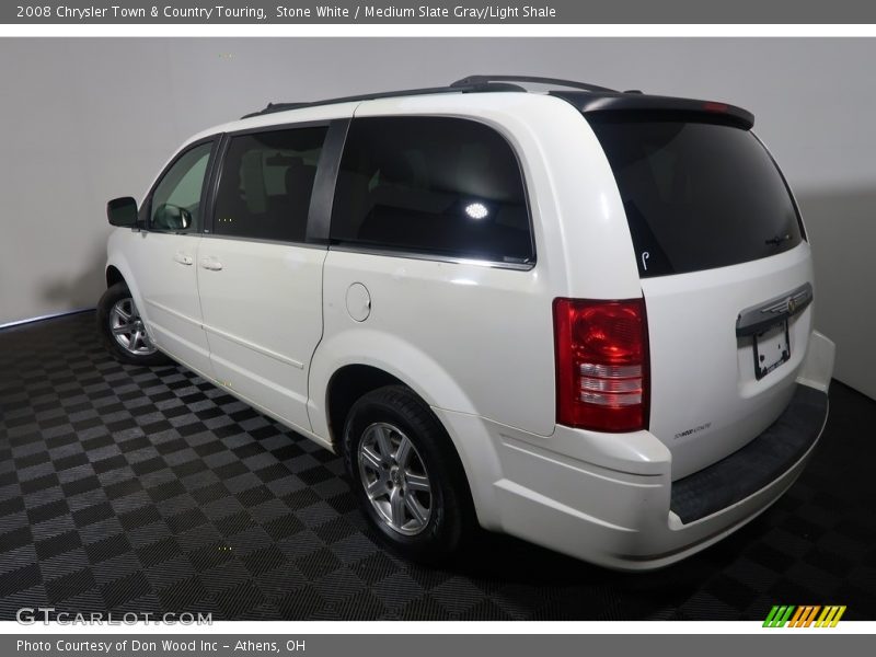 Stone White / Medium Slate Gray/Light Shale 2008 Chrysler Town & Country Touring