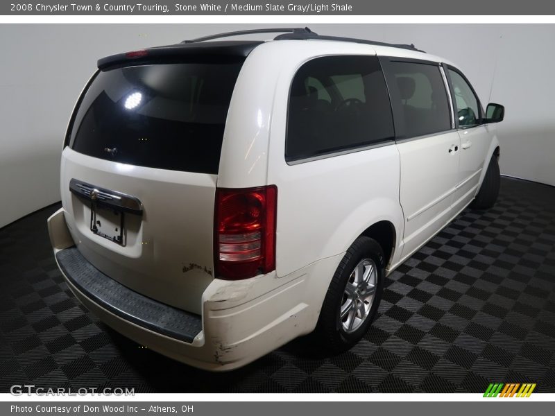 Stone White / Medium Slate Gray/Light Shale 2008 Chrysler Town & Country Touring