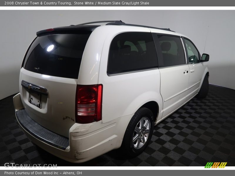 Stone White / Medium Slate Gray/Light Shale 2008 Chrysler Town & Country Touring