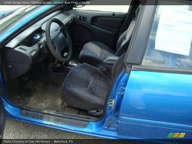 Intense Blue Pearl / Agate 1998 Dodge Neon Highline Sedan