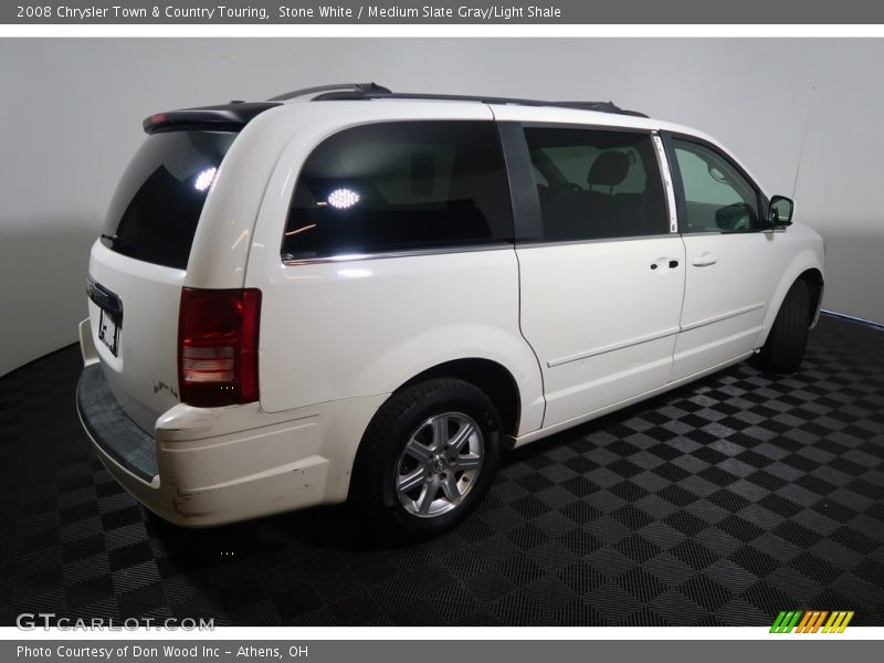 Stone White / Medium Slate Gray/Light Shale 2008 Chrysler Town & Country Touring