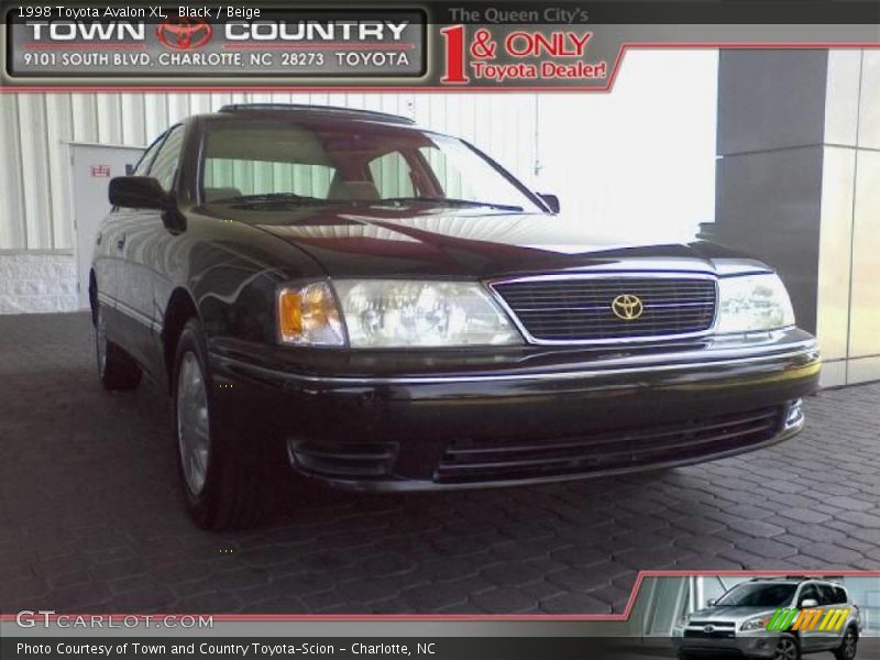 Black / Beige 1998 Toyota Avalon XL
