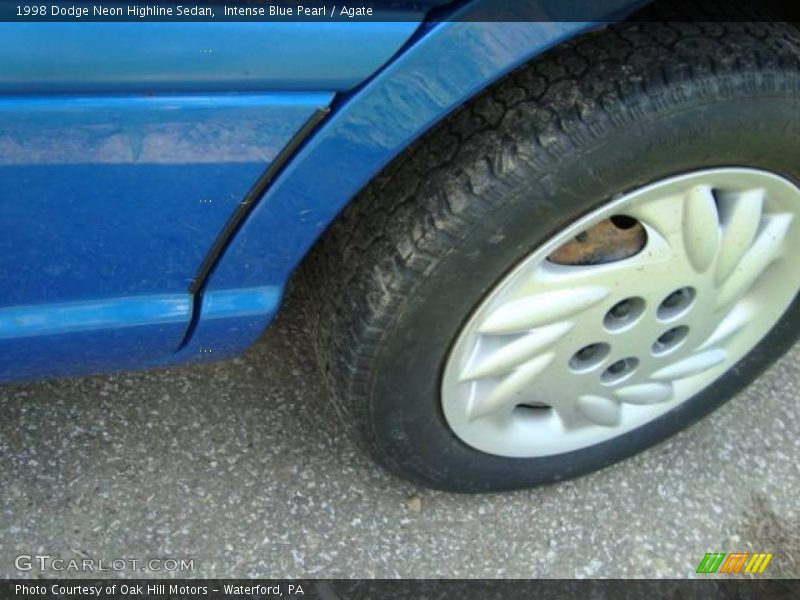 Intense Blue Pearl / Agate 1998 Dodge Neon Highline Sedan