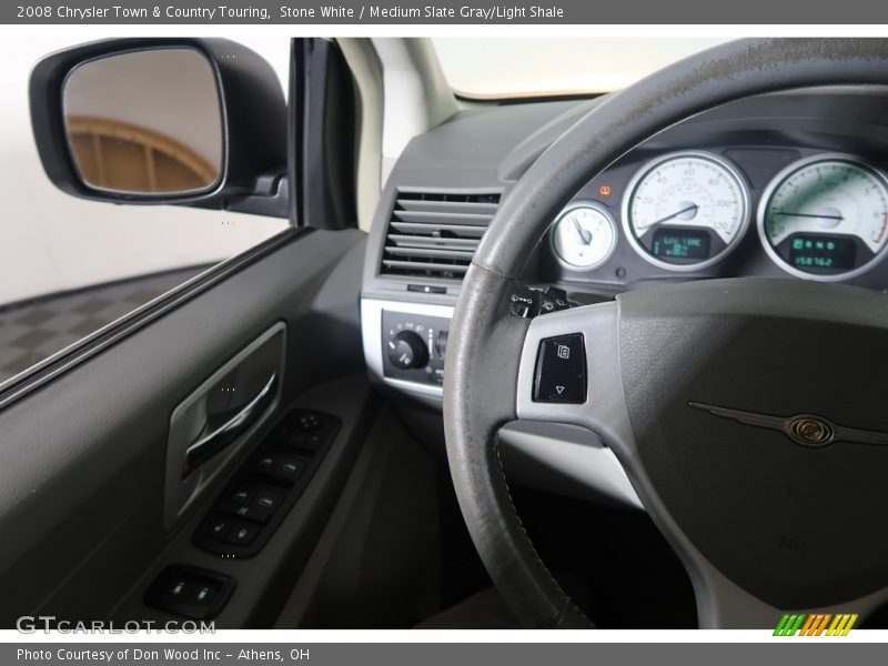 Stone White / Medium Slate Gray/Light Shale 2008 Chrysler Town & Country Touring