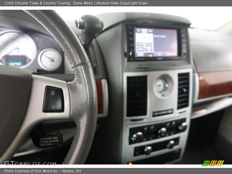 Stone White / Medium Slate Gray/Light Shale 2008 Chrysler Town & Country Touring