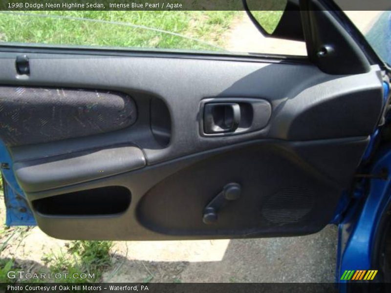 Intense Blue Pearl / Agate 1998 Dodge Neon Highline Sedan