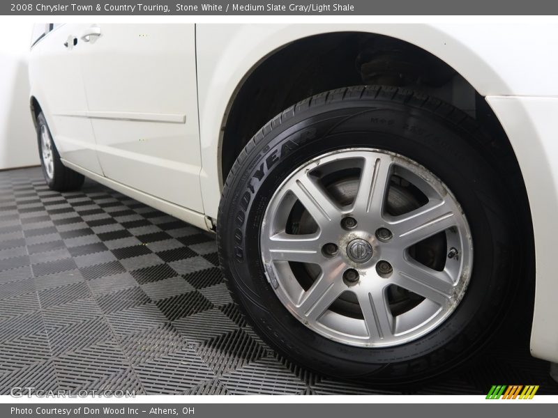 Stone White / Medium Slate Gray/Light Shale 2008 Chrysler Town & Country Touring