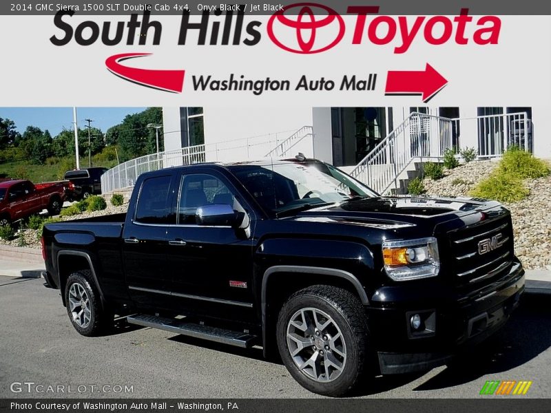Onyx Black / Jet Black 2014 GMC Sierra 1500 SLT Double Cab 4x4