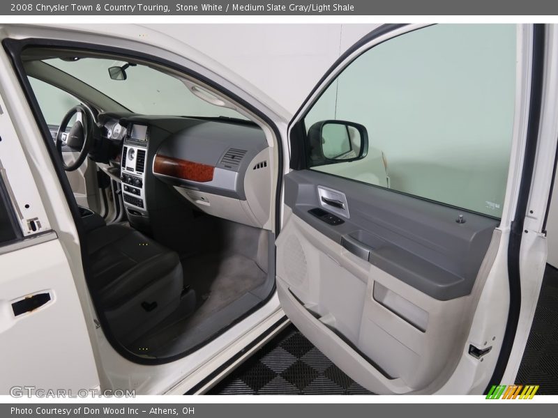 Stone White / Medium Slate Gray/Light Shale 2008 Chrysler Town & Country Touring