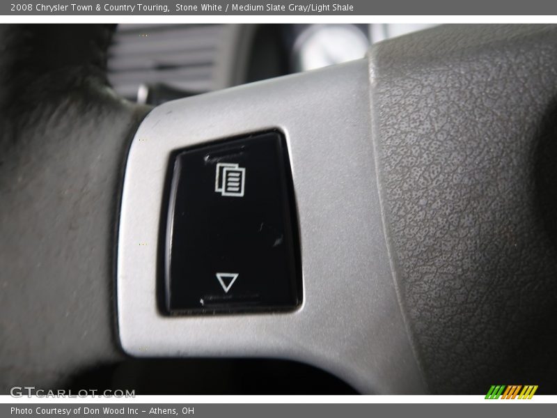 Stone White / Medium Slate Gray/Light Shale 2008 Chrysler Town & Country Touring