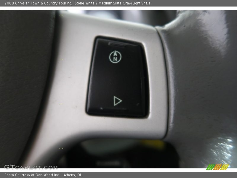 Stone White / Medium Slate Gray/Light Shale 2008 Chrysler Town & Country Touring