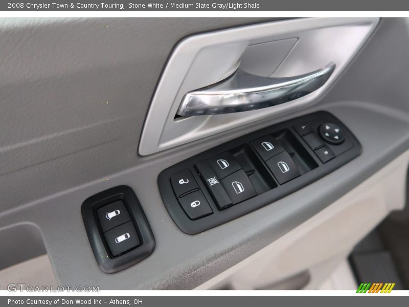 Stone White / Medium Slate Gray/Light Shale 2008 Chrysler Town & Country Touring