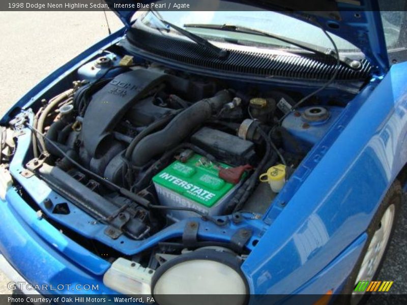 Intense Blue Pearl / Agate 1998 Dodge Neon Highline Sedan