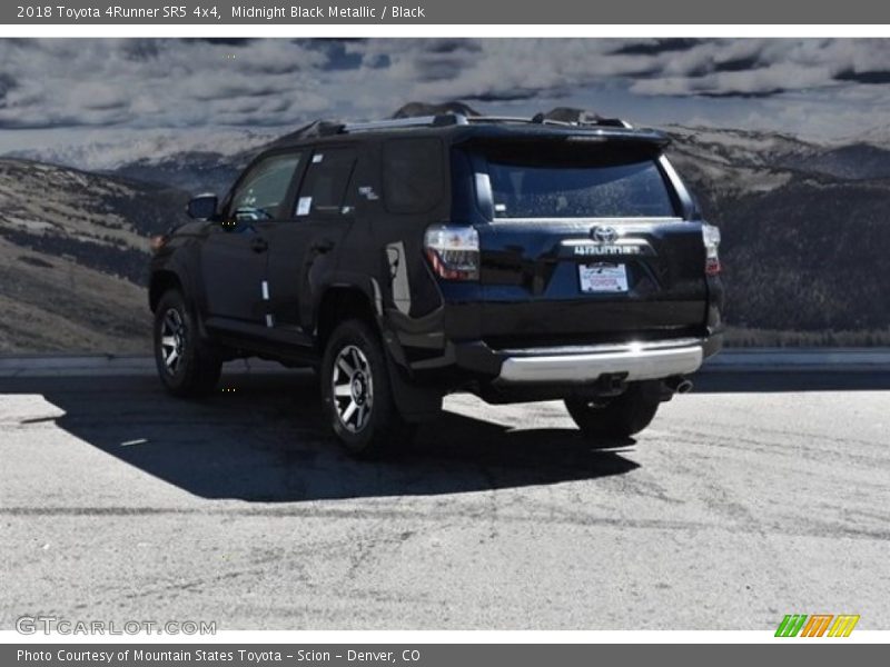 Midnight Black Metallic / Black 2018 Toyota 4Runner SR5 4x4