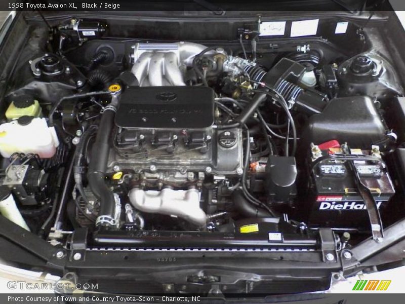 Black / Beige 1998 Toyota Avalon XL