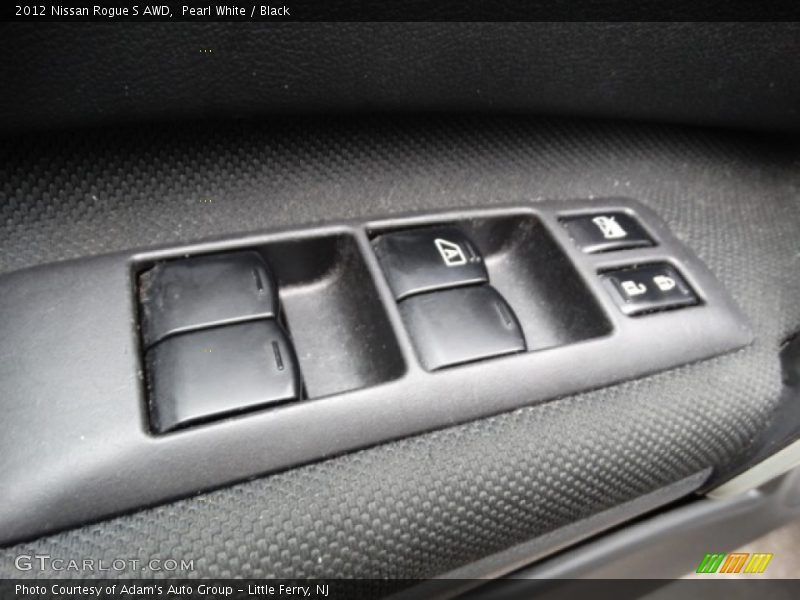 Pearl White / Black 2012 Nissan Rogue S AWD