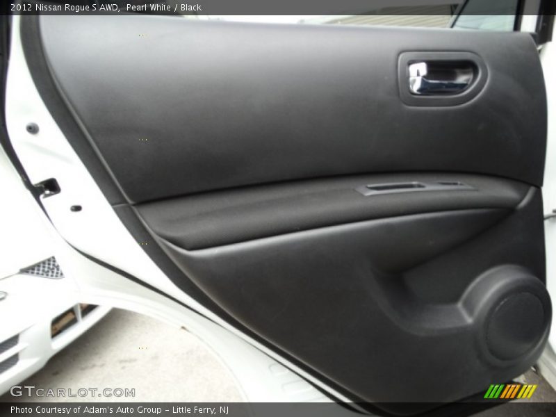 Pearl White / Black 2012 Nissan Rogue S AWD