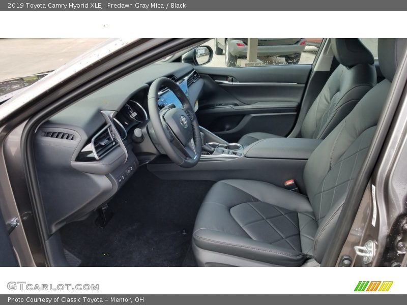  2019 Camry Hybrid XLE Black Interior