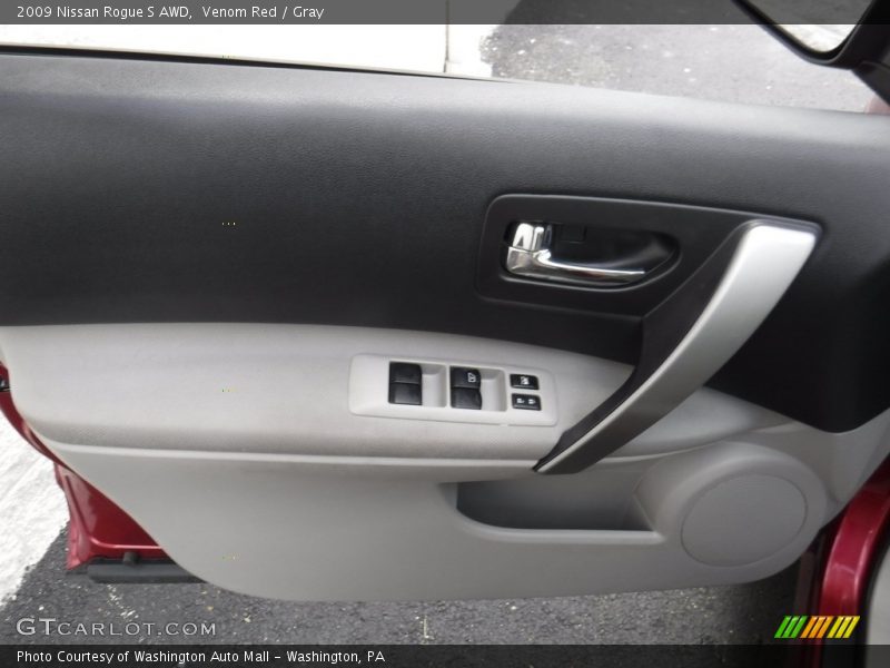 Venom Red / Gray 2009 Nissan Rogue S AWD