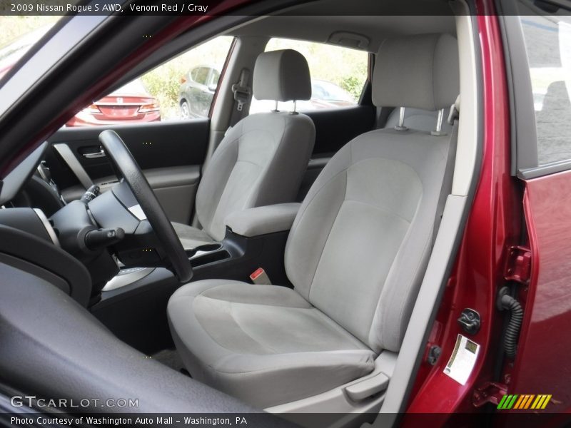 Venom Red / Gray 2009 Nissan Rogue S AWD