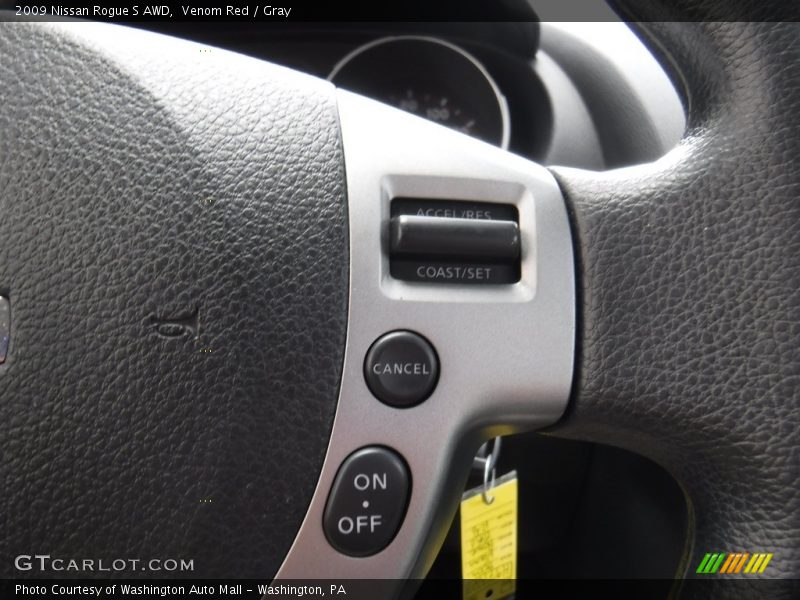 Venom Red / Gray 2009 Nissan Rogue S AWD