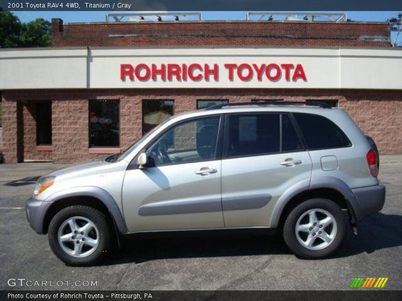 Titanium / Gray 2001 Toyota RAV4 4WD