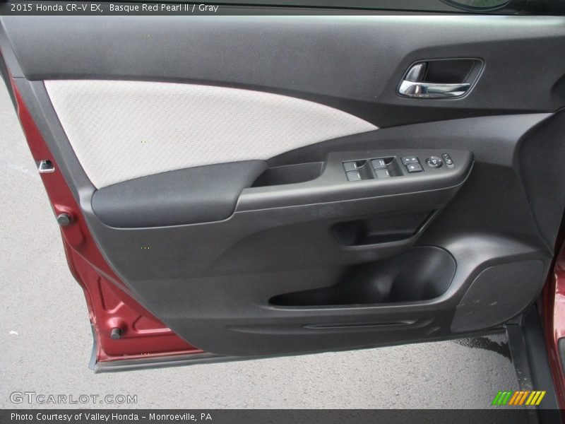 Basque Red Pearl II / Gray 2015 Honda CR-V EX