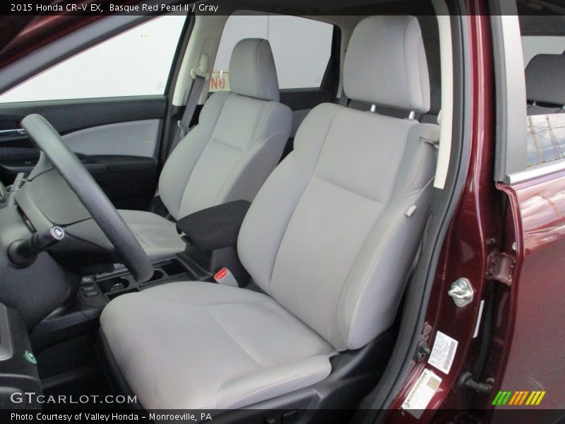 Basque Red Pearl II / Gray 2015 Honda CR-V EX