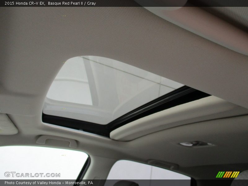 Basque Red Pearl II / Gray 2015 Honda CR-V EX