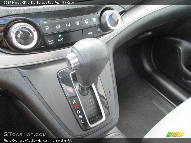 Basque Red Pearl II / Gray 2015 Honda CR-V EX