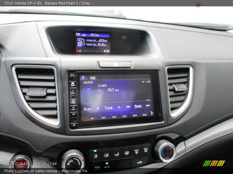 Basque Red Pearl II / Gray 2015 Honda CR-V EX