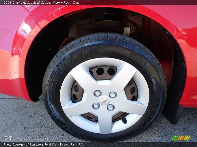 Victory Red / Gray 2008 Chevrolet Cobalt LS Coupe