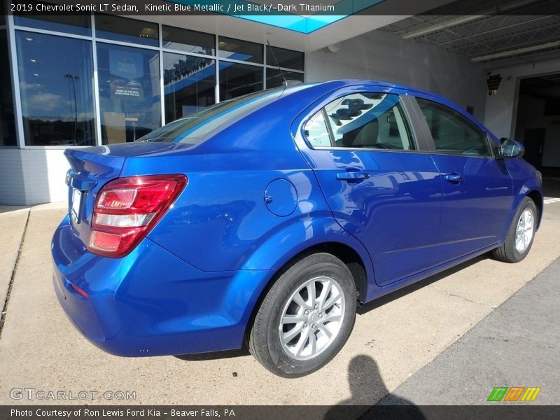 Kinetic Blue Metallic / Jet Black/­Dark Titanium 2019 Chevrolet Sonic LT Sedan