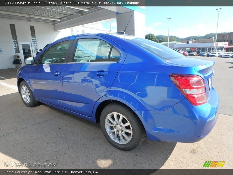 Kinetic Blue Metallic / Jet Black/­Dark Titanium 2019 Chevrolet Sonic LT Sedan