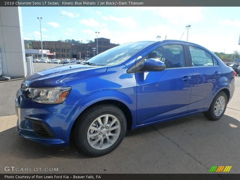 Kinetic Blue Metallic / Jet Black/­Dark Titanium 2019 Chevrolet Sonic LT Sedan
