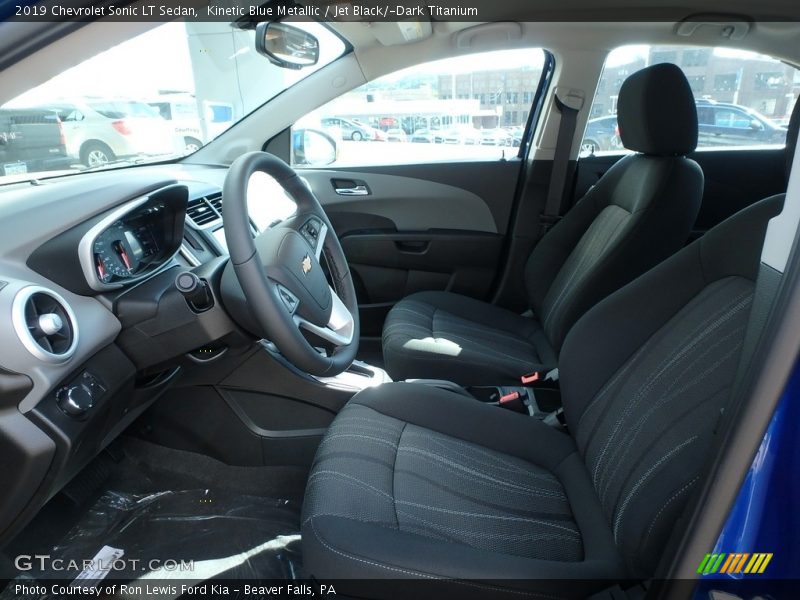Kinetic Blue Metallic / Jet Black/­Dark Titanium 2019 Chevrolet Sonic LT Sedan