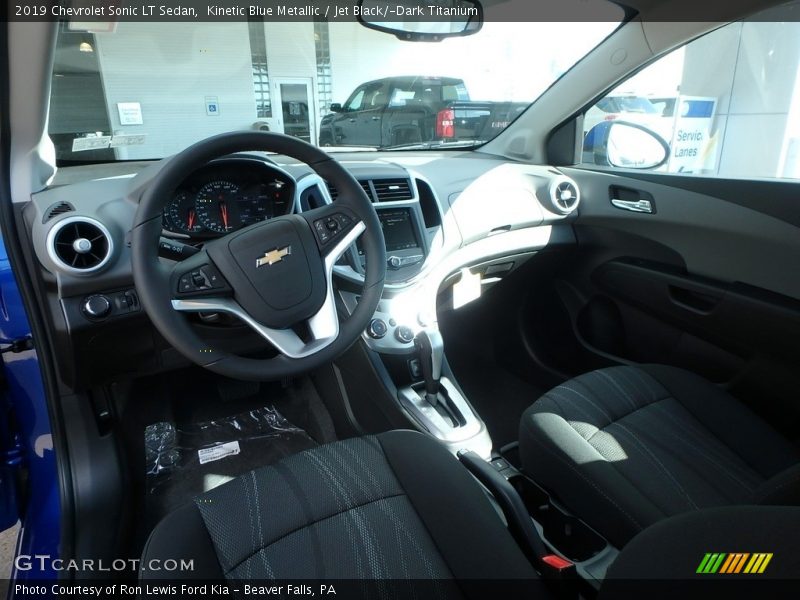 Kinetic Blue Metallic / Jet Black/­Dark Titanium 2019 Chevrolet Sonic LT Sedan