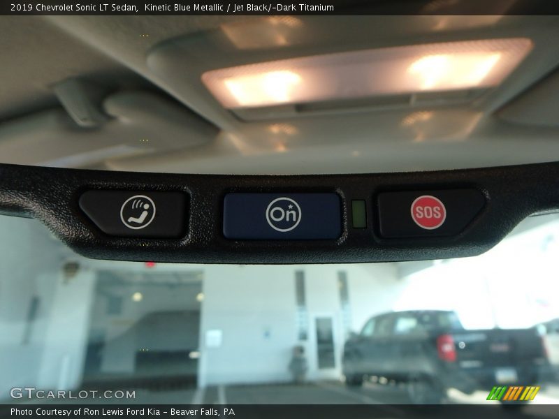 Kinetic Blue Metallic / Jet Black/­Dark Titanium 2019 Chevrolet Sonic LT Sedan