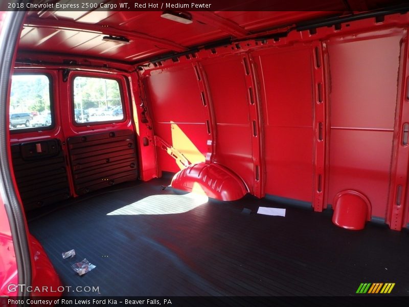 Red Hot / Medium Pewter 2018 Chevrolet Express 2500 Cargo WT