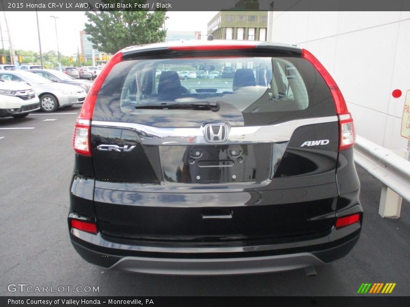 Crystal Black Pearl / Black 2015 Honda CR-V LX AWD