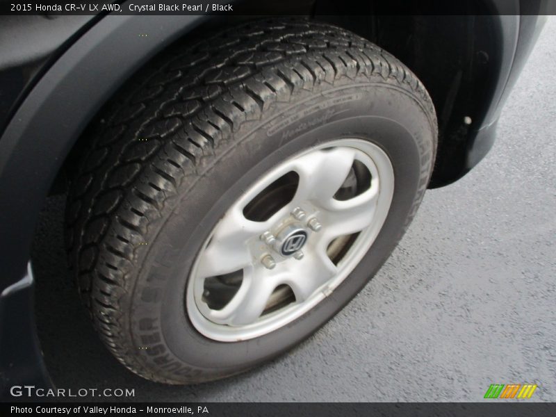Crystal Black Pearl / Black 2015 Honda CR-V LX AWD