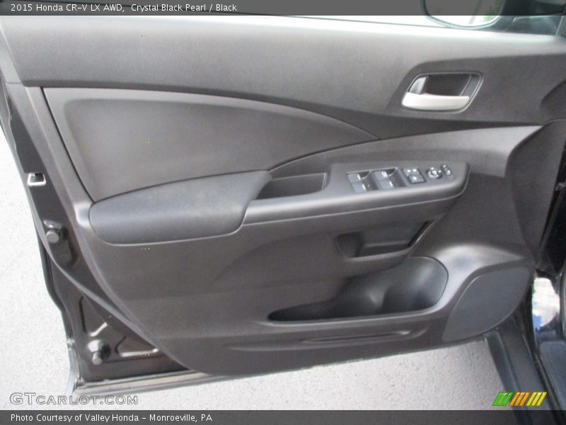 Crystal Black Pearl / Black 2015 Honda CR-V LX AWD