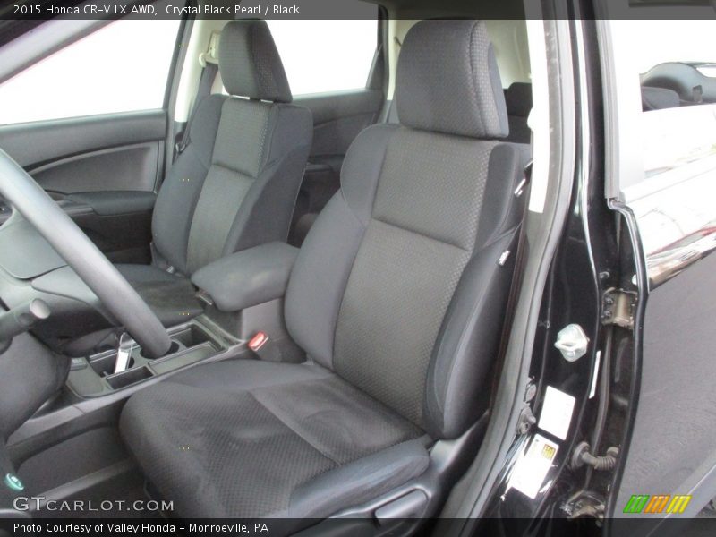 Crystal Black Pearl / Black 2015 Honda CR-V LX AWD