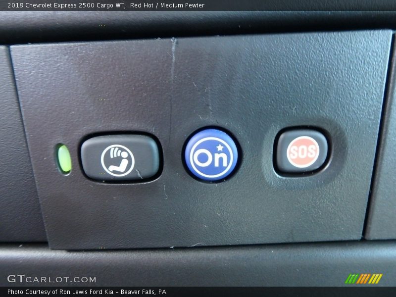 Red Hot / Medium Pewter 2018 Chevrolet Express 2500 Cargo WT