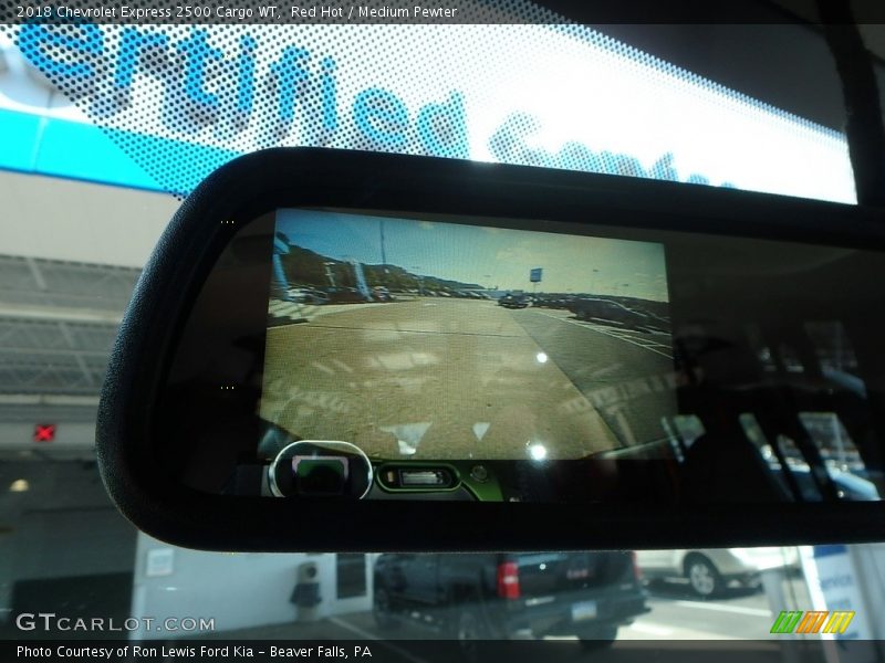 Red Hot / Medium Pewter 2018 Chevrolet Express 2500 Cargo WT