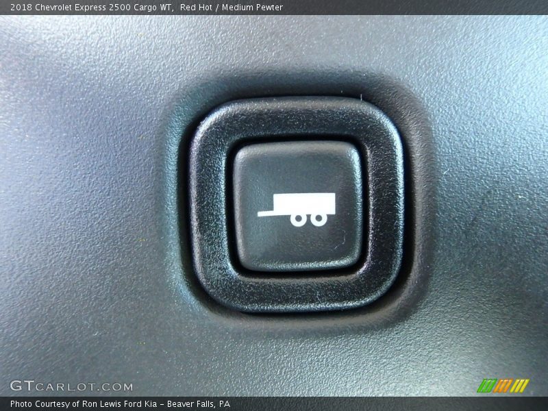 Red Hot / Medium Pewter 2018 Chevrolet Express 2500 Cargo WT