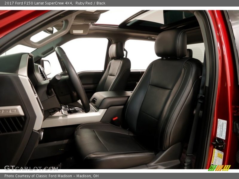 Ruby Red / Black 2017 Ford F150 Lariat SuperCrew 4X4