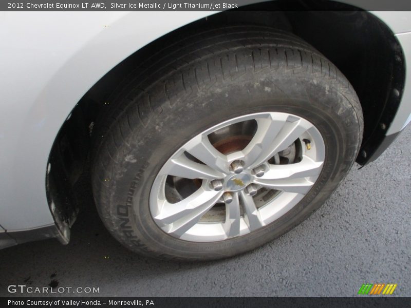 Silver Ice Metallic / Light Titanium/Jet Black 2012 Chevrolet Equinox LT AWD