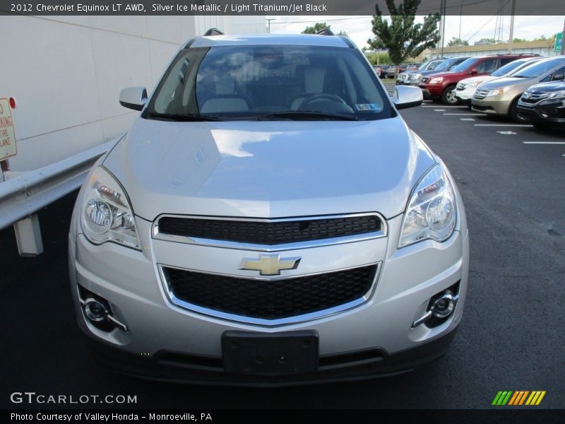 Silver Ice Metallic / Light Titanium/Jet Black 2012 Chevrolet Equinox LT AWD