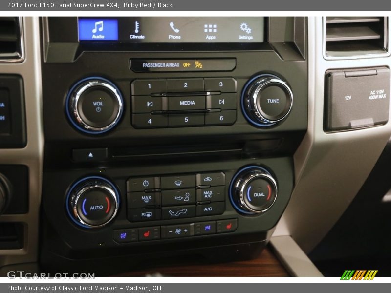 Ruby Red / Black 2017 Ford F150 Lariat SuperCrew 4X4